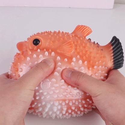 Pearl Puffer Pocket Pussy – Adorable Dual-Channel Male Toy