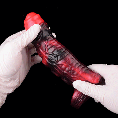 Fantasy Penis Sleeve with Vibration – BeastGasm Tentacle Toy