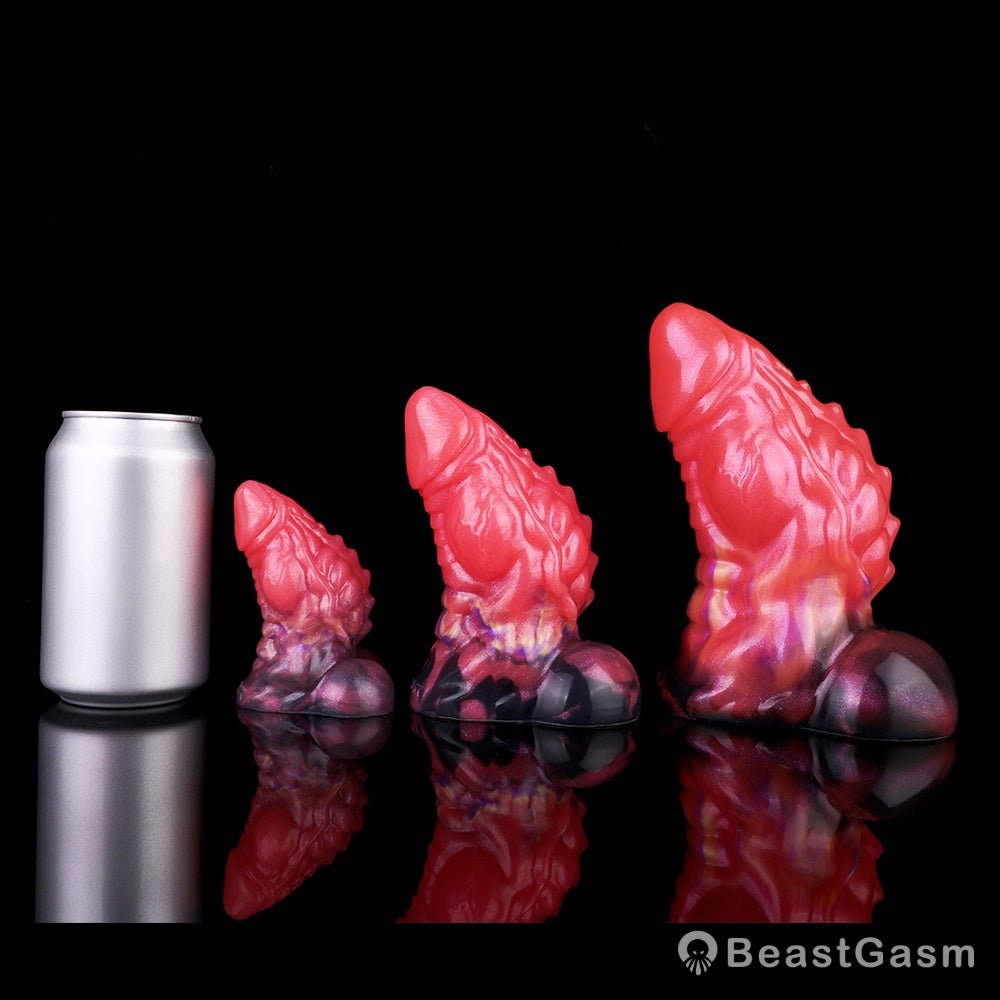 Tentacle Dildo Butt Plug – Blood-Red Alien Fantasy Anal Toy - BeastGasm