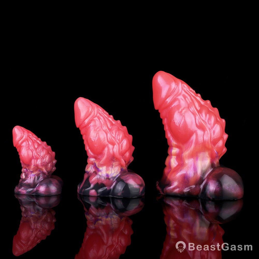 Tentacle Dildo Butt Plug – Blood-Red Alien Fantasy Anal Toy - BeastGasm