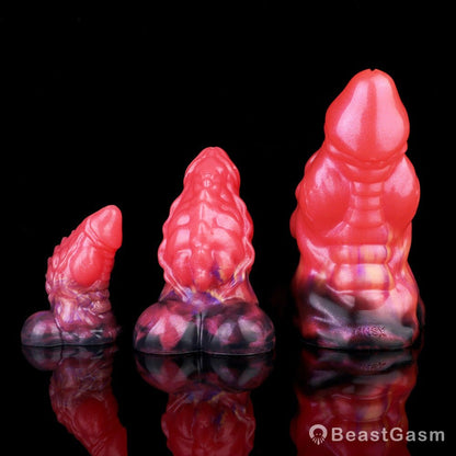 Tentacle Dildo Butt Plug – Blood-Red Alien Fantasy Anal Toy