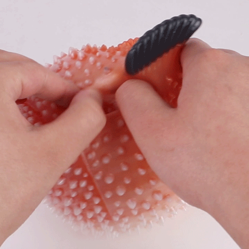 Pearl Puffer Pocket Pussy – Adorable Dual-Channel Male Toy