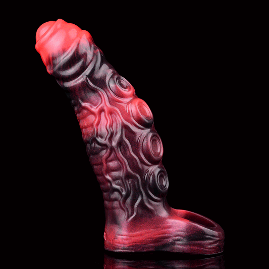 Fantasy Penis Sleeve with Vibration – BeastGasm Tentacle Toy