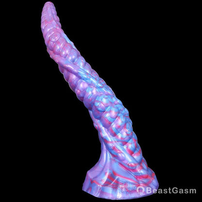 Alien Dragon Tentacle Dildo – Long, Textured, Suction Cup Base - BeastGasm