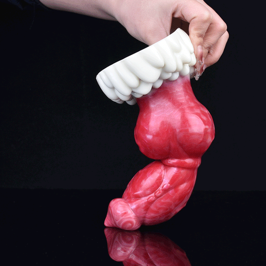 🐶 Knotted Fantasy Dog Dildo – Intense Stretch & Play