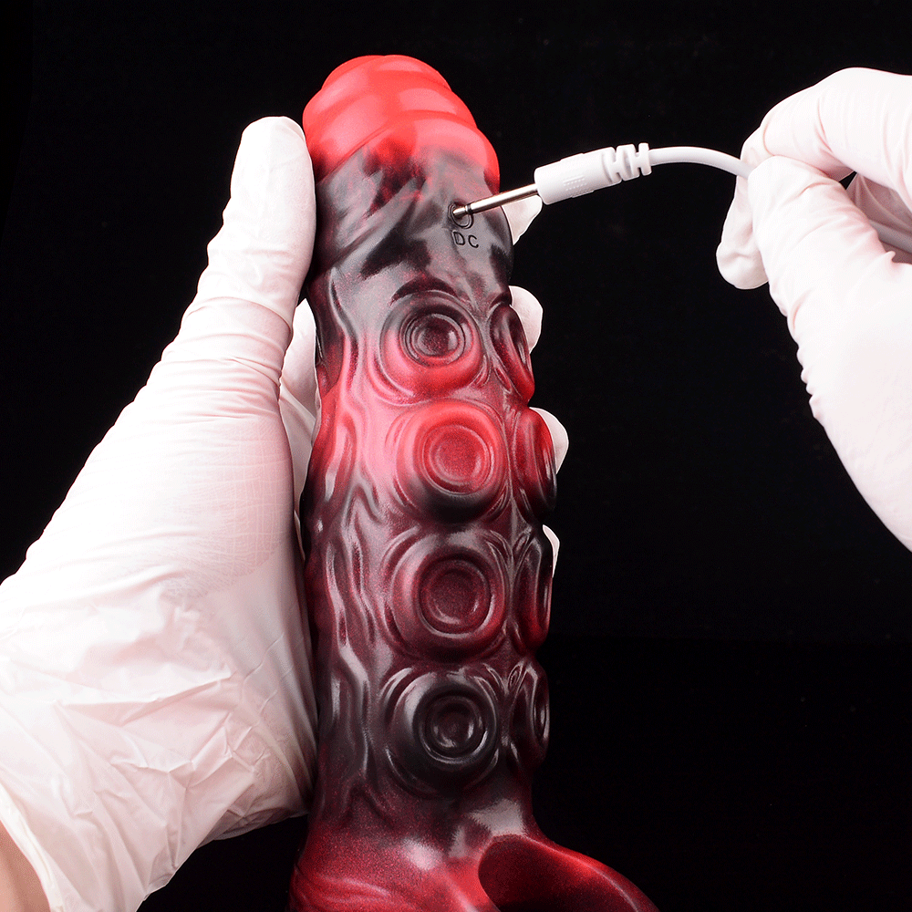 Fantasy Penis Sleeve with Vibration – BeastGasm Tentacle Toy