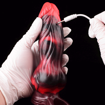 Kert Dragon Cock Sleeve – Bold Red & Black Fantasy Toy