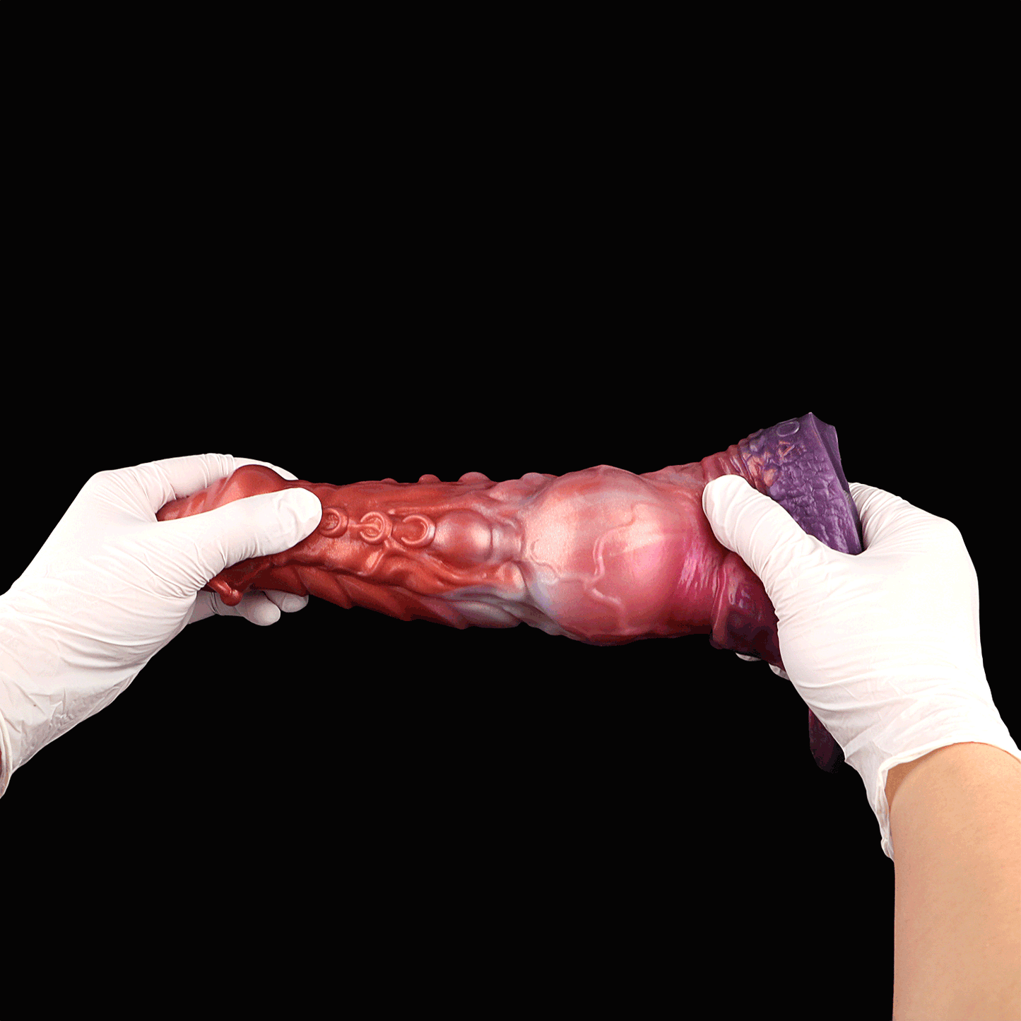 🐦‍🔥 Dragon Scale Fantasy Cock Sleeve – Platinum Silicone Dragon Sleeve