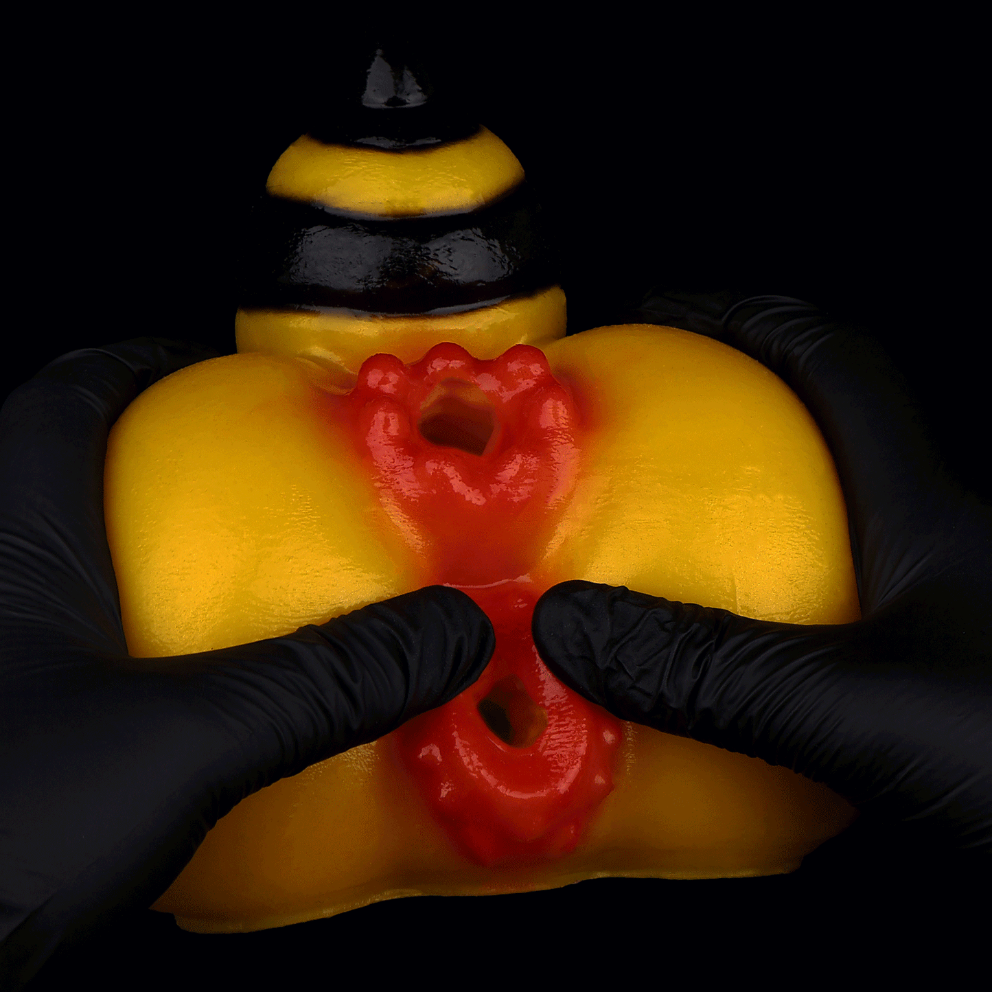 🐝 Queen Bee Fantasy Pocket Pussy | Dual-Channel Masturbator