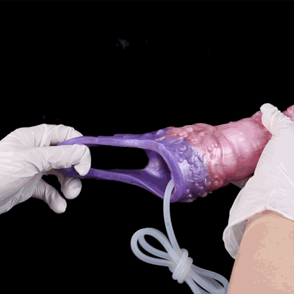 🐉 Dragon Horse Cock Sleeve: Fantasy Water Spraying Extender