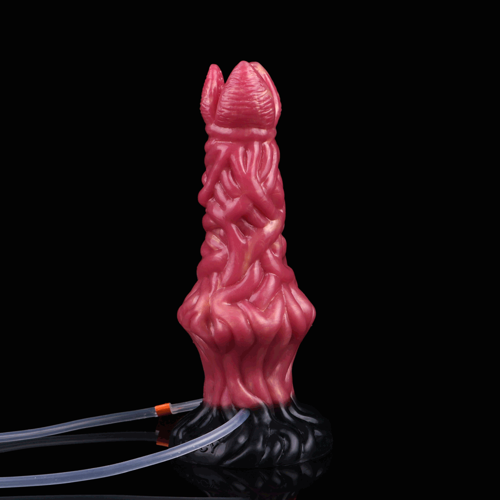 Shadowflame Inflatable Ejaculating Dildo — Alien Burst Pleasure 🔥