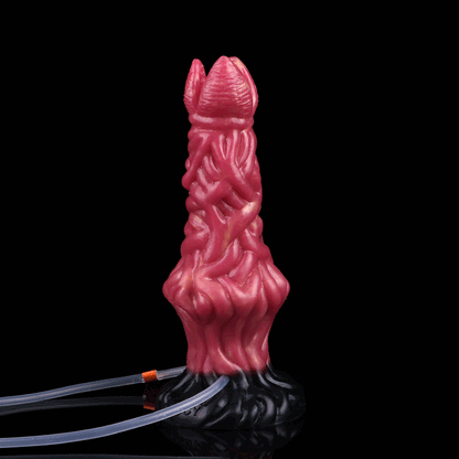 Shadowflame Inflatable Ejaculating Dildo — Alien Burst Pleasure 🔥