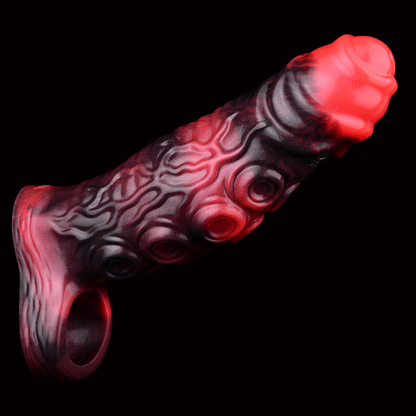 Fantasy Penis Sleeve with Vibration – BeastGasm Tentacle Toy