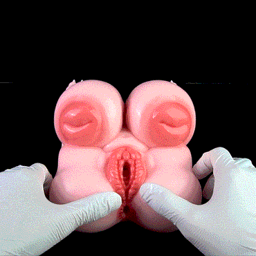 🧸 Chubby Bear-Girl Sex Doll Torso – Dual-Channel Silicone Toy