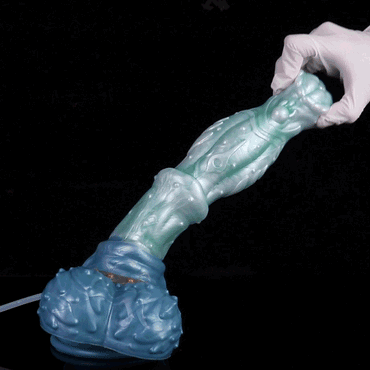 🎠 Frosty Stallion Fantasy Squirting Dildo