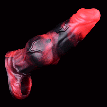 Fantasy Penis Sleeve – Red Vibration for Maximum Pleasure