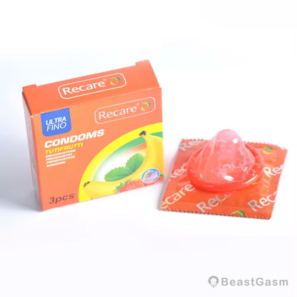 Colorful Latex Condoms – Ultra-Thin, Fruit Scented, Safe Play - BeastGasm