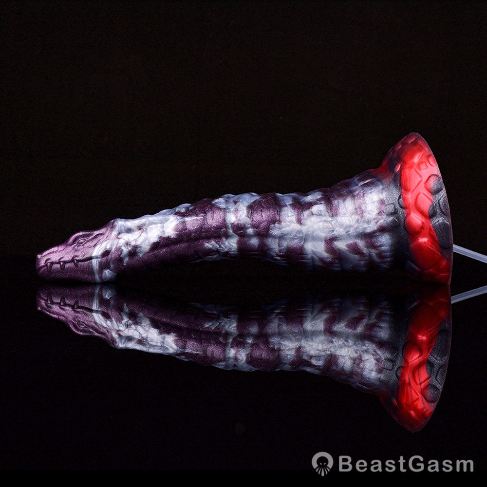 🐍 Dark Ice Monster Ejaculating Dildo - Jaculus