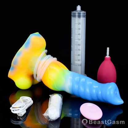 🐺 FENRIR Vibrating Wolf Dildo Glow Fantasy Toy