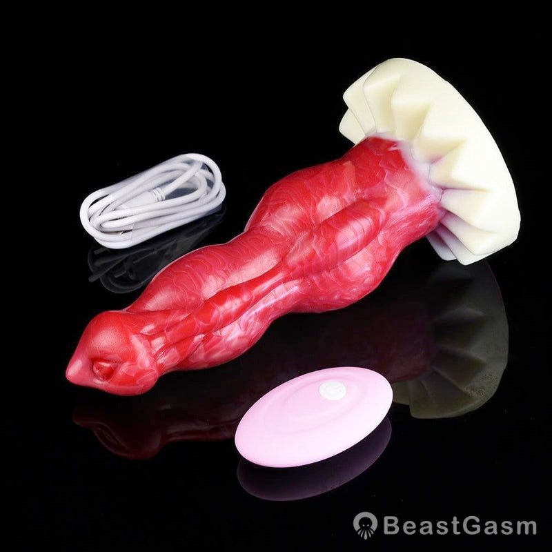 7 - Inch Dante Double Knot Werewolf Vibrator - BeastGasm