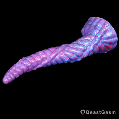 Alien Dragon Tentacle Dildo – Long, Textured, Suction Cup Base - BeastGasm