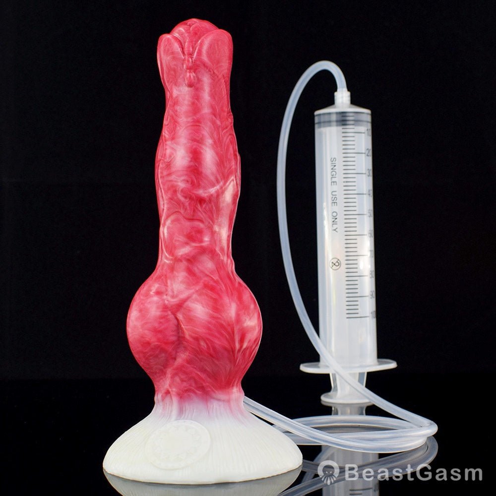 🐕 8 - Inch Erebus - Squirting Canine Dildo, Ejaculating Dog Knot - BeastGasm