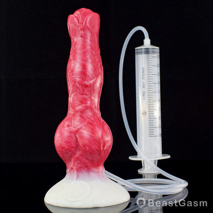 🐕 8 - Inch Erebus - Squirting Canine Dildo, Ejaculating Dog Knot - BeastGasm
