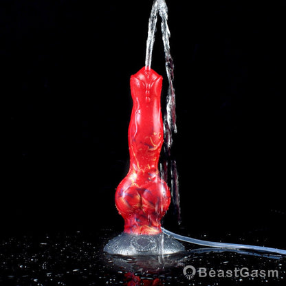 🐕 8 - Inch Erebus - Squirting Canine Dildo, Ejaculating Dog Knot - BeastGasm