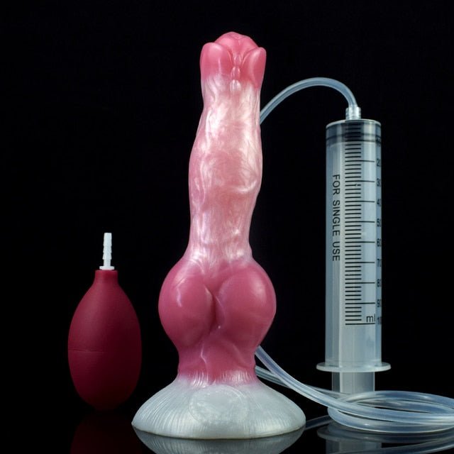 🐕 8 - Inch Erebus - Squirting Canine Dildo, Ejaculating Dog Knot - BeastGasm
