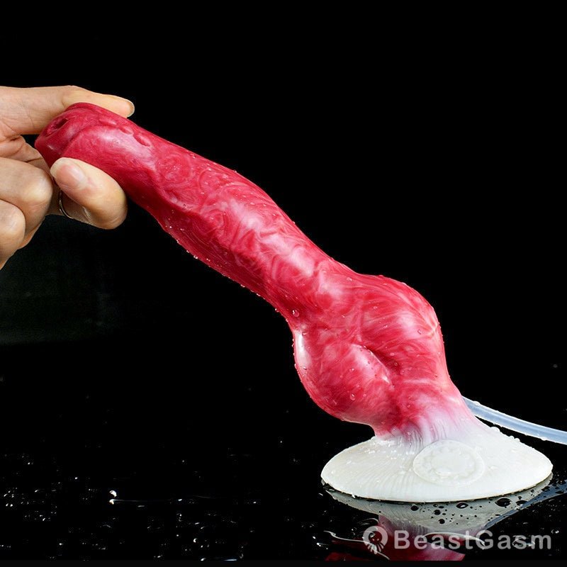 🐕 8 - Inch Erebus - Squirting Canine Dildo, Ejaculating Dog Knot - BeastGasm