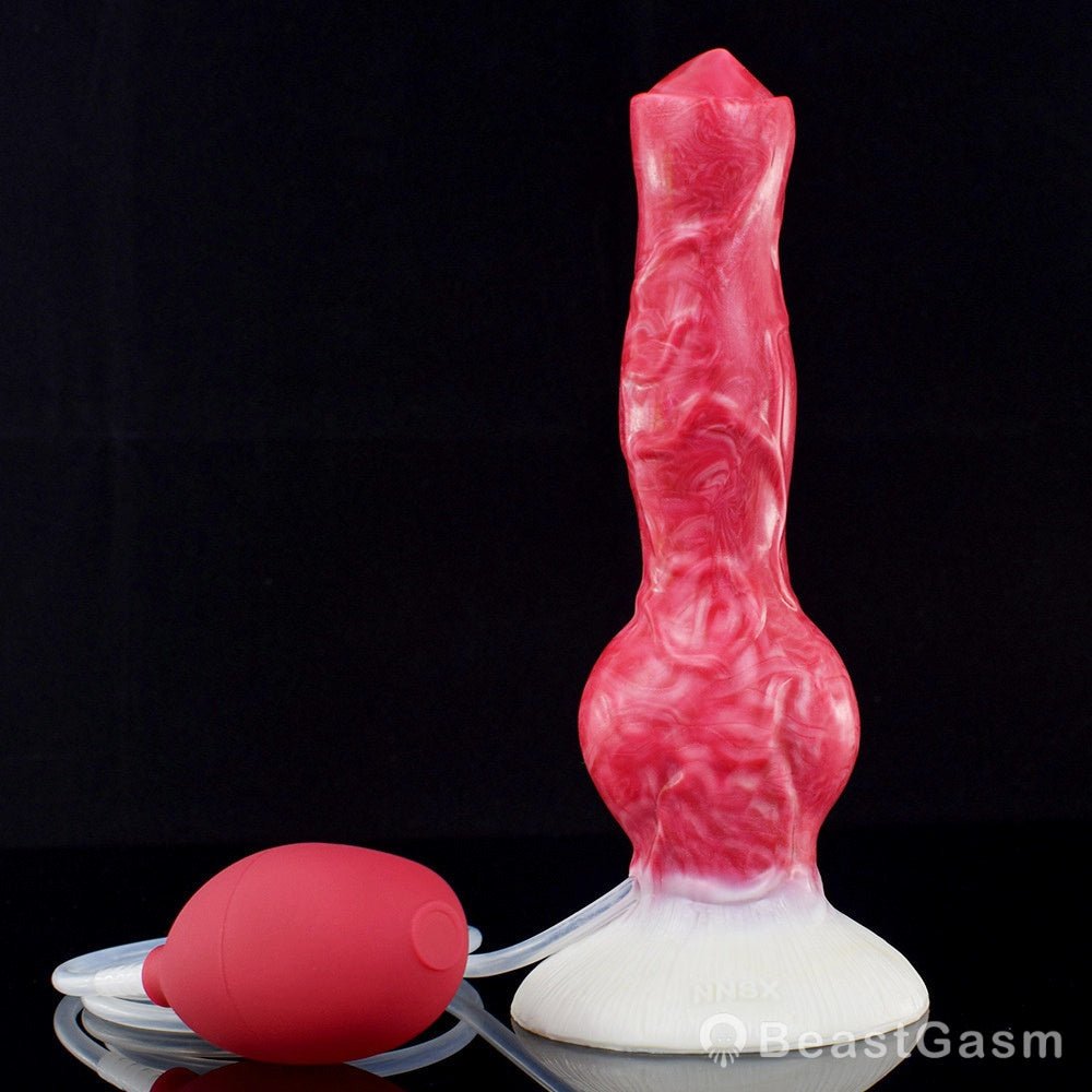 🐕 8 - Inch Erebus - Squirting Canine Dildo, Ejaculating Dog Knot - BeastGasm