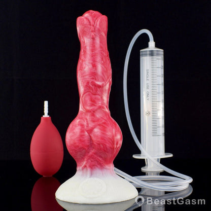 🐕 8 - Inch Erebus - Squirting Canine Dildo, Ejaculating Dog Knot - BeastGasm