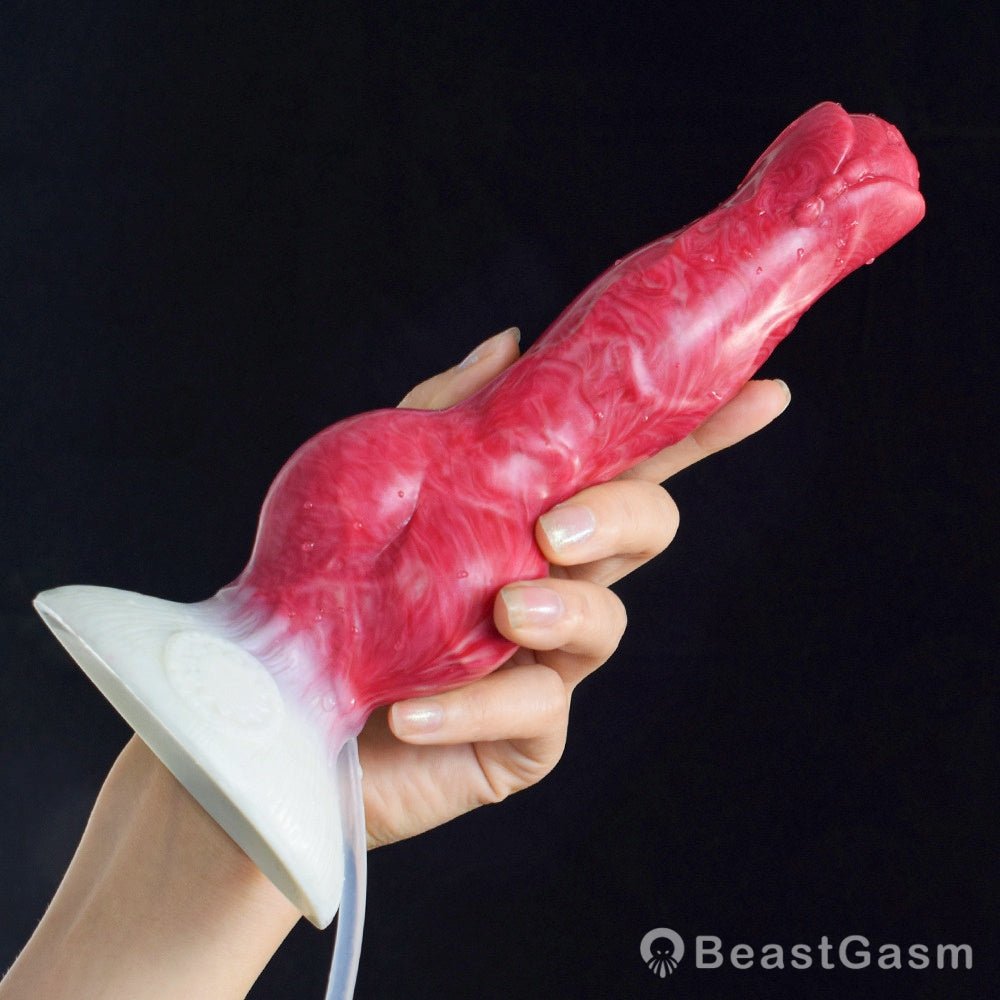 🐕 8 - Inch Erebus - Squirting Canine Dildo, Ejaculating Dog Knot - BeastGasm