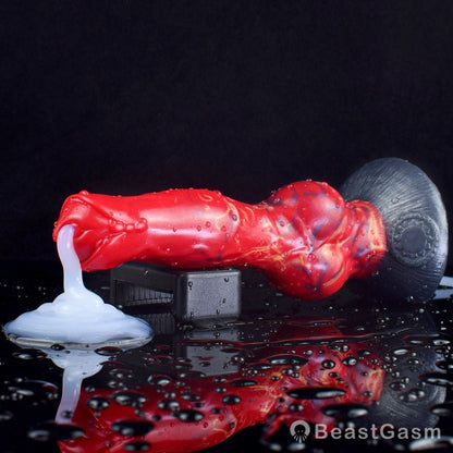 🐕 8 - Inch Erebus - Squirting Canine Dildo, Ejaculating Dog Knot - BeastGasm