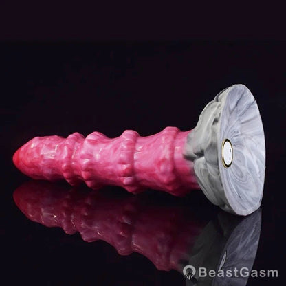 🐙 8 - Inch Pythius Ribbed Octopus Vibrator – Fantasy Butt Plug with Vibration - BeastGasm
