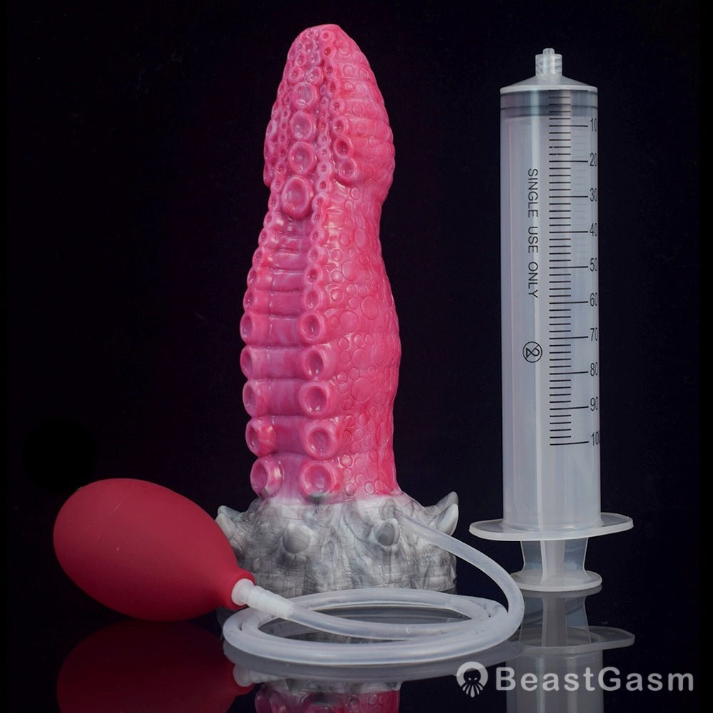 🐙 8.4” Giganteus Ejaculating Tentacle Dildo – Squirting Monster Fantasy - BeastGasm