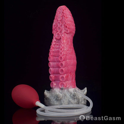 🐙 8.4” Giganteus Ejaculating Tentacle Dildo – Squirting Monster Fantasy - BeastGasm