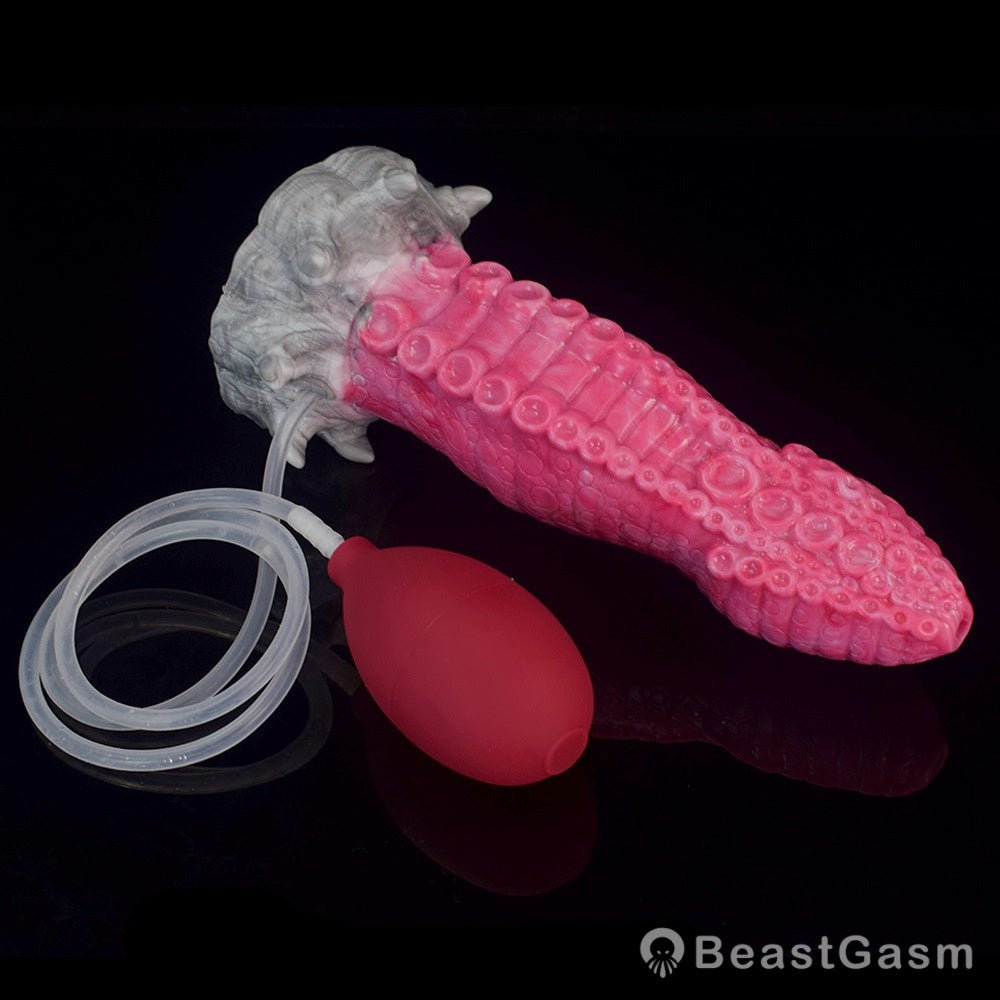 🐙 8.4” Giganteus Ejaculating Tentacle Dildo – Squirting Monster Fantasy - BeastGasm