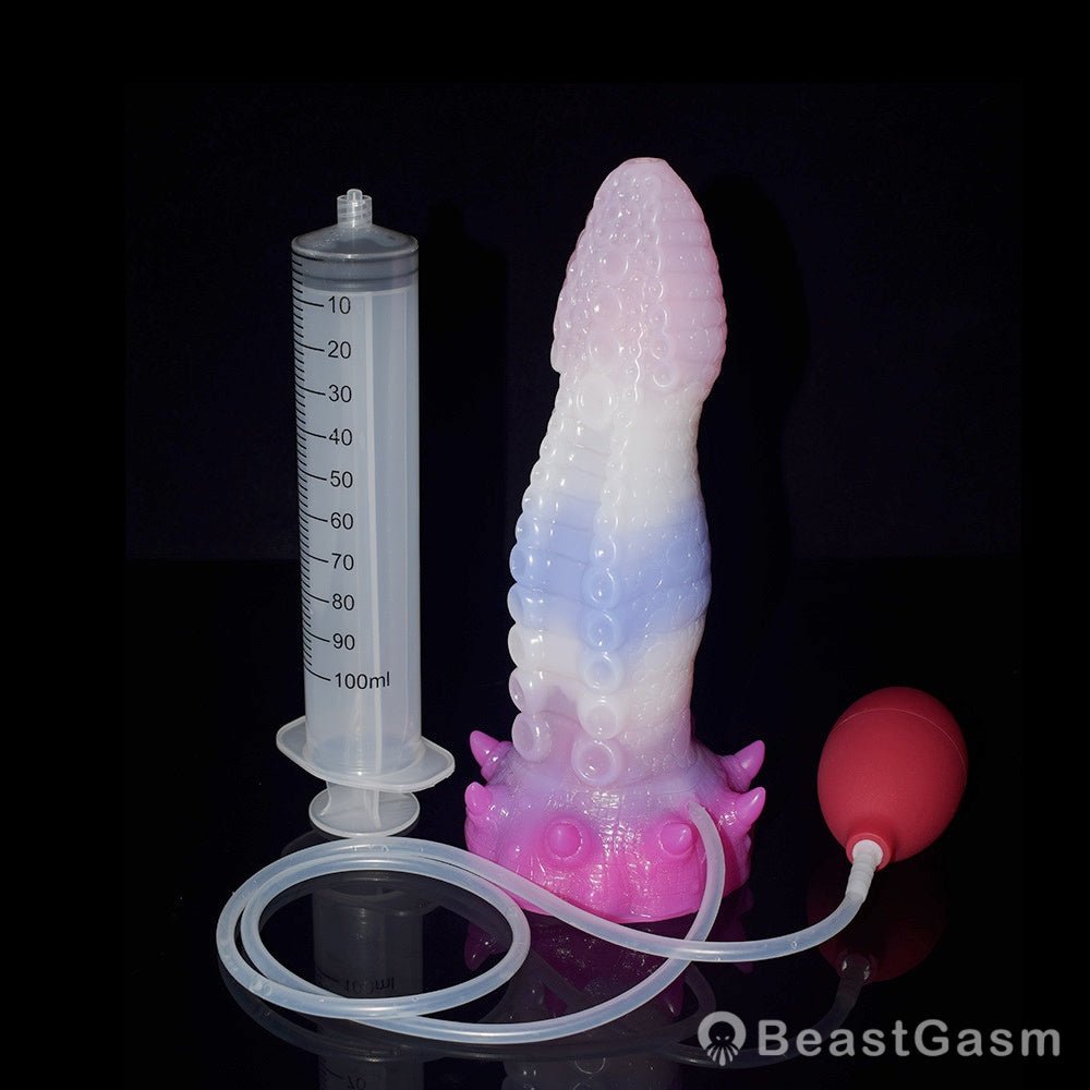 🐙 8.4” Giganteus Ejaculating Tentacle Dildo – Squirting Monster Fantasy - BeastGasm