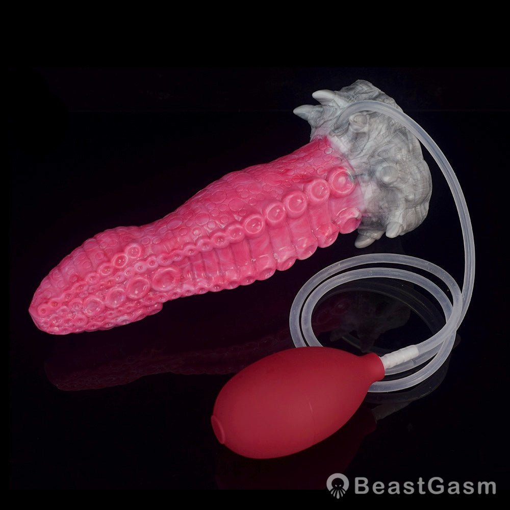 🐙 8.4” Giganteus Ejaculating Tentacle Dildo – Squirting Monster Fantasy - BeastGasm