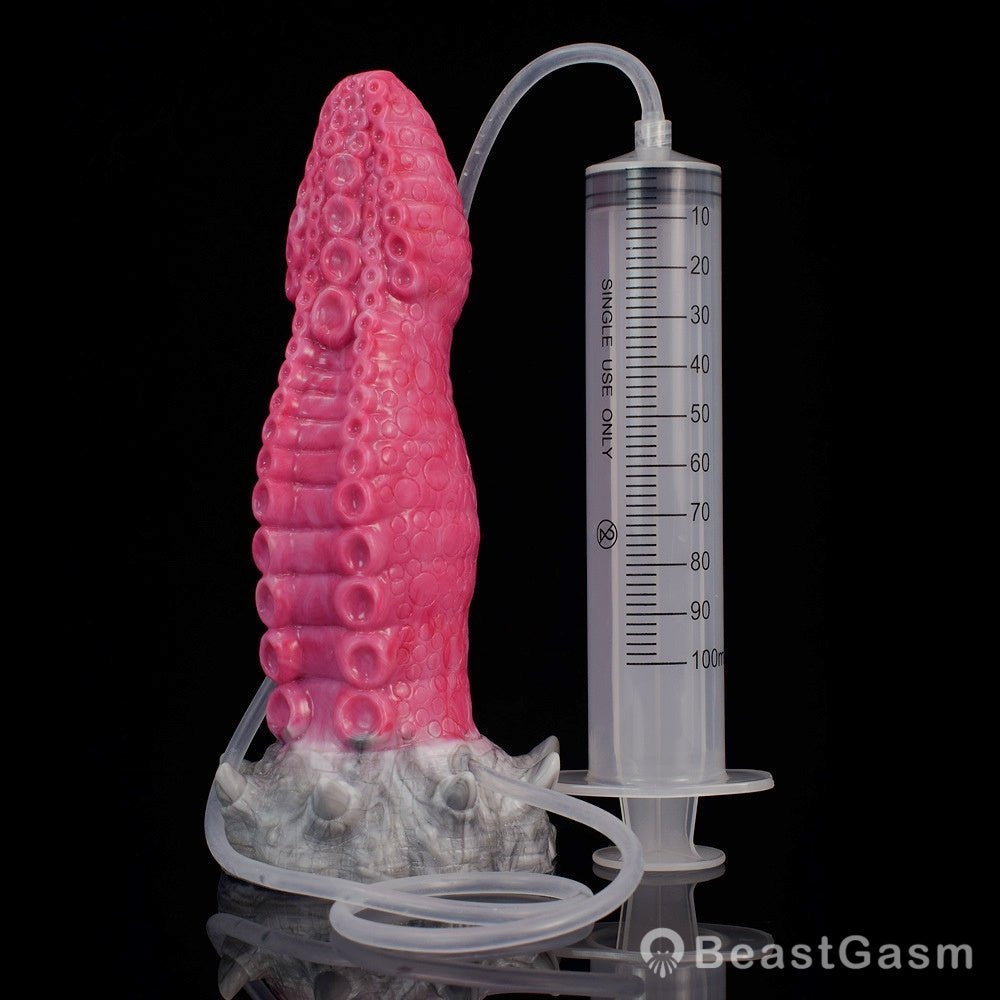 🐙 8.4” Giganteus Ejaculating Tentacle Dildo – Squirting Monster Fantasy - BeastGasm