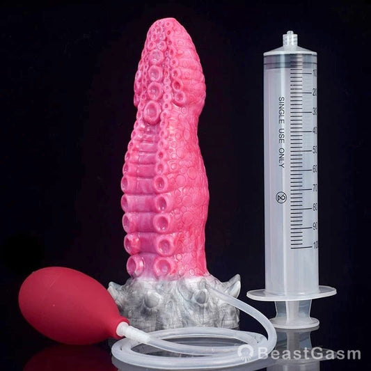 🐙 8.4” Giganteus Ejaculating Tentacle Dildo – Squirting Monster Fantasy - BeastGasm