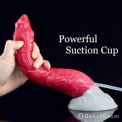 🦌 8.4 - Inch Cotys - Deer Horn Alien Dildo with Ejaculating Function - BeastGasm