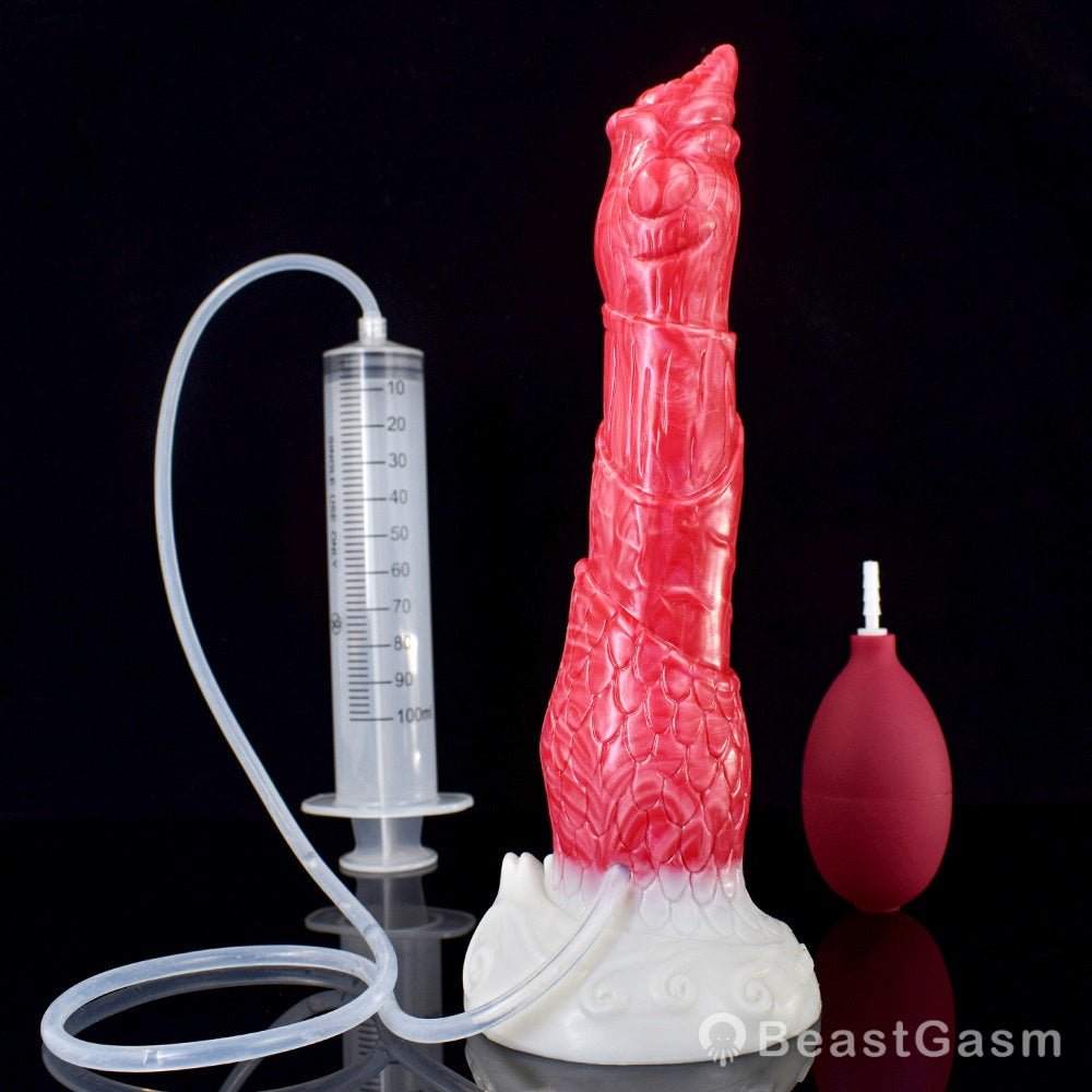 🦌 8.4 - Inch Cotys - Deer Horn Alien Dildo with Ejaculating Function - BeastGasm
