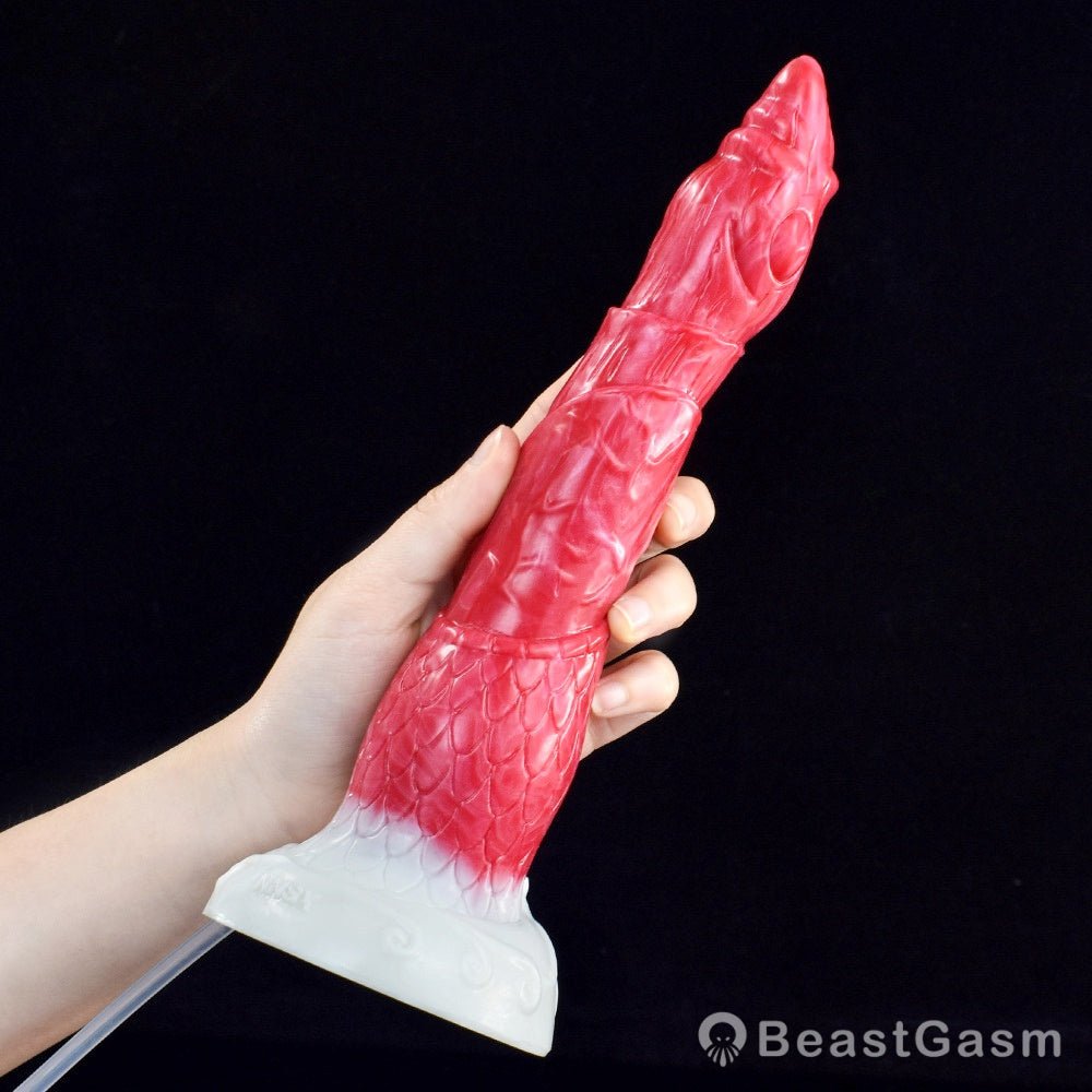 🦌 8.4 - Inch Cotys - Deer Horn Alien Dildo with Ejaculating Function - BeastGasm