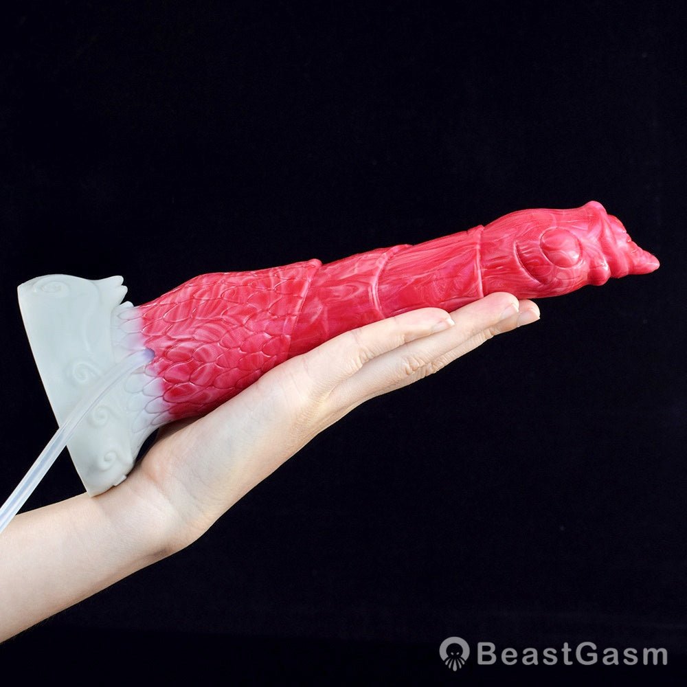 🦌 8.4 - Inch Cotys - Deer Horn Alien Dildo with Ejaculating Function - BeastGasm