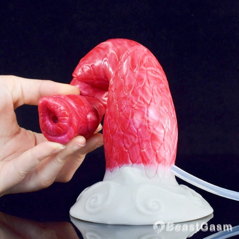 🦌 8.4 - Inch Cotys - Deer Horn Alien Dildo with Ejaculating Function - BeastGasm