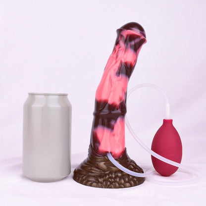 🐎 8.4 - Inch Flitter, Curve Ejaculating Horse Dildo - BeastGasm