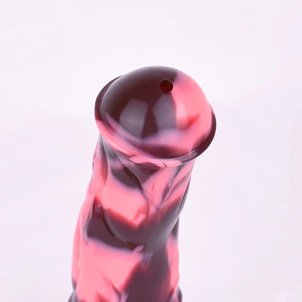 🐎 8.4 - Inch Flitter, Curve Ejaculating Horse Dildo - BeastGasm