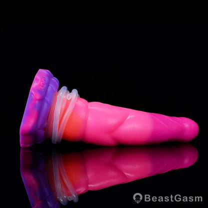 🐾 8.4 - Inch Juno - Glowing Ejaculating Dog Dildo for Wild Fantasy Play - BeastGasm
